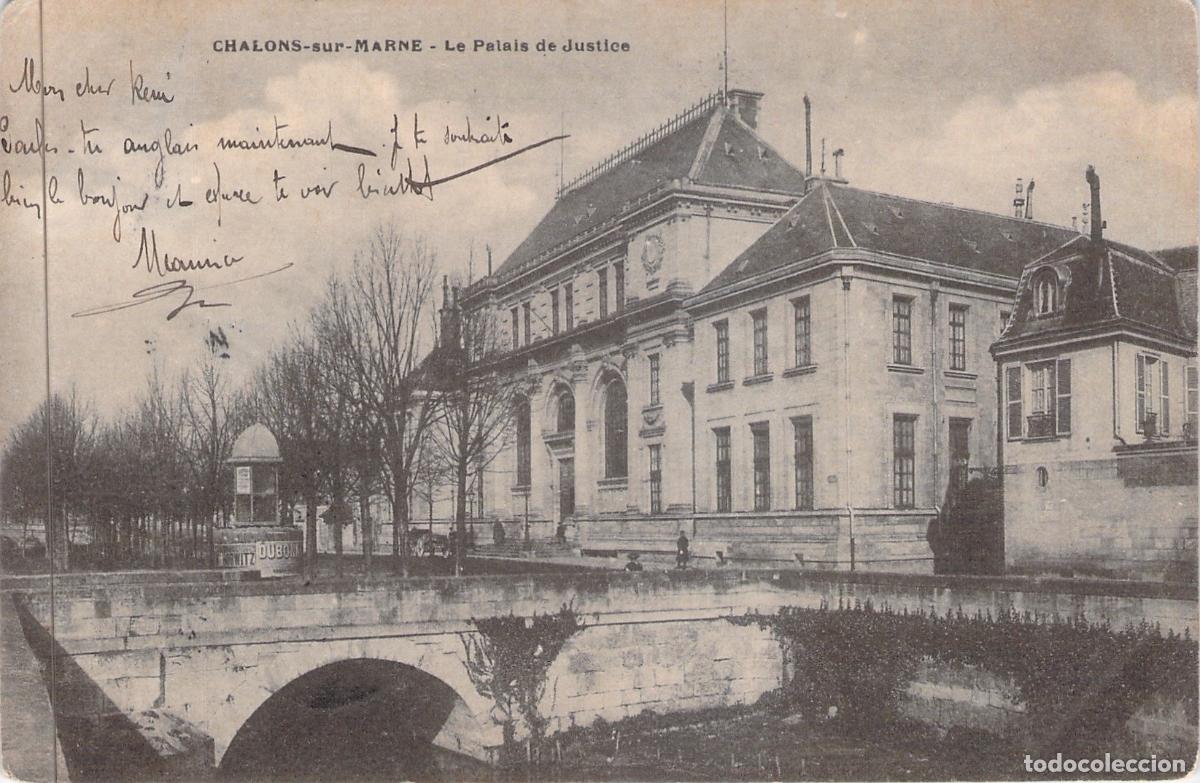 Postales: Postal de Chalons-sur-Marne - El Palacio de Justicia
