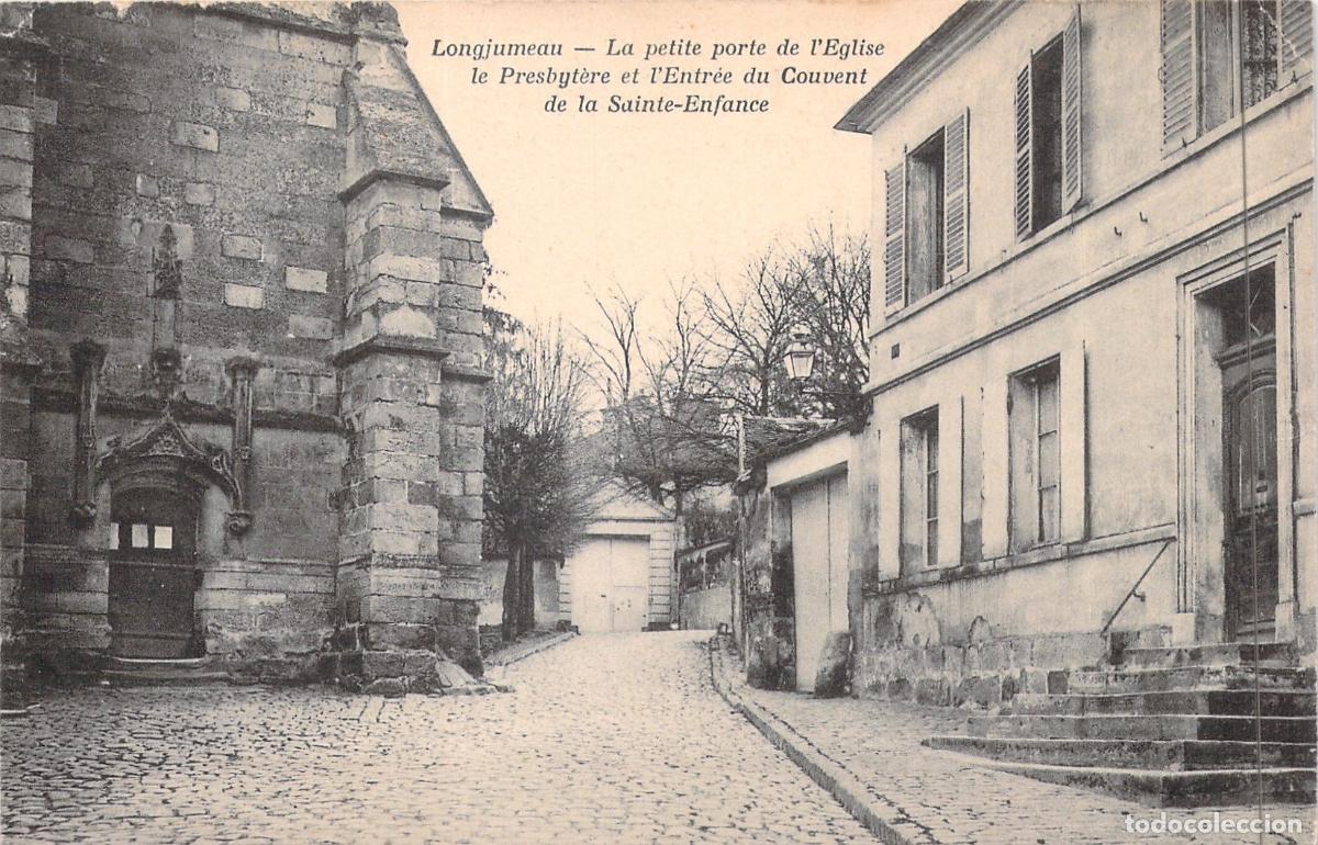 Postales: Postal de Longjumeau: Iglesia, Presbiterio y Convento de la Sainte-Enfance
