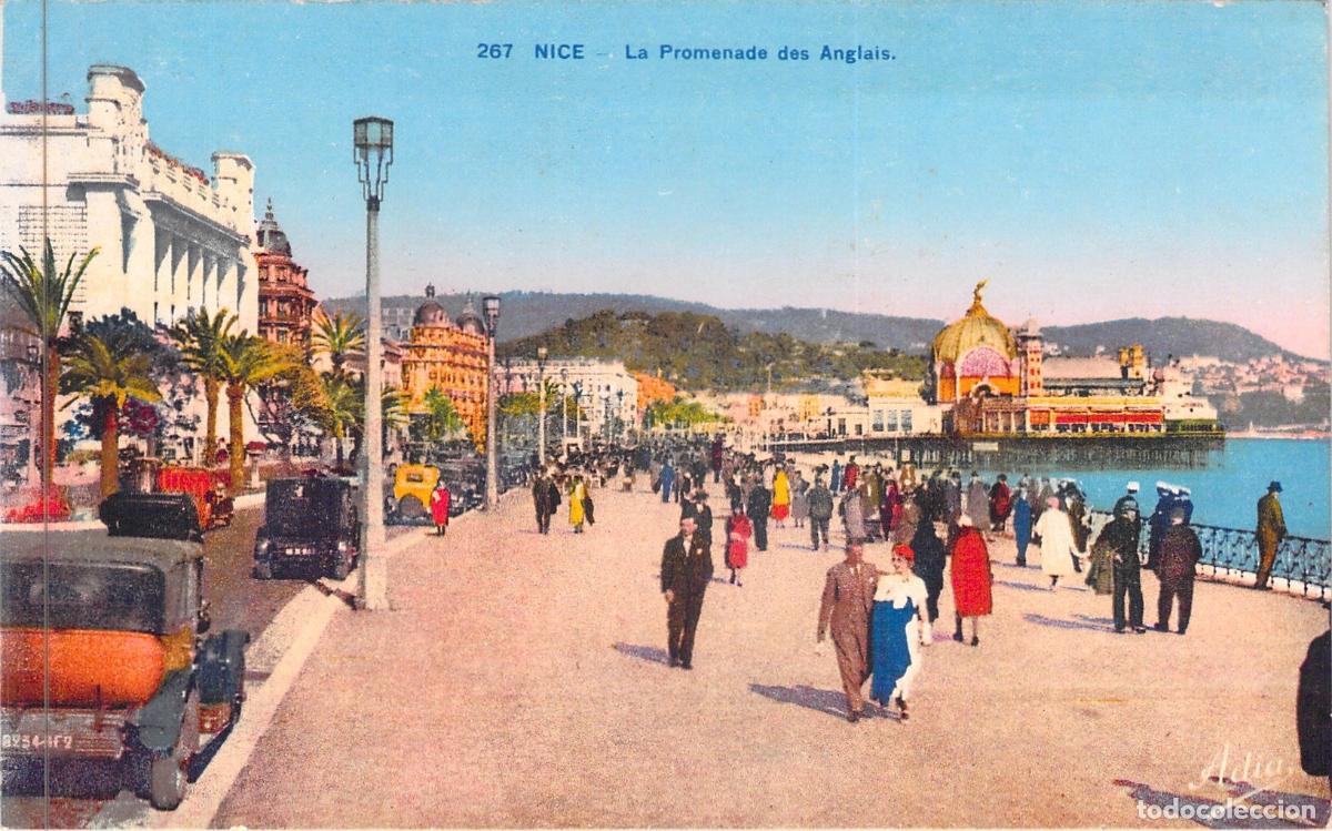 Postales: Tarjeta Postal de Niza - La Promenade des Anglais y Casino Jet&eacute;e