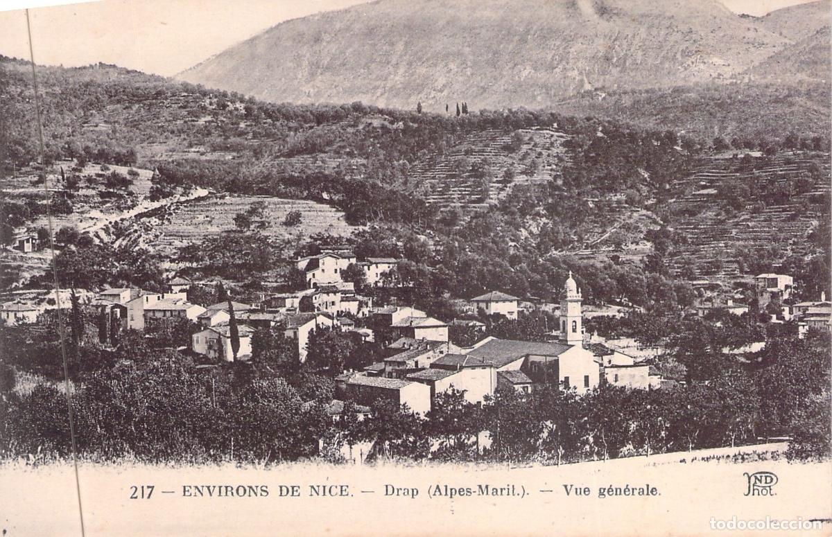 Postales: Postal de Drap, Alpes-Mar&iacute;timos, Francia - Vista General
