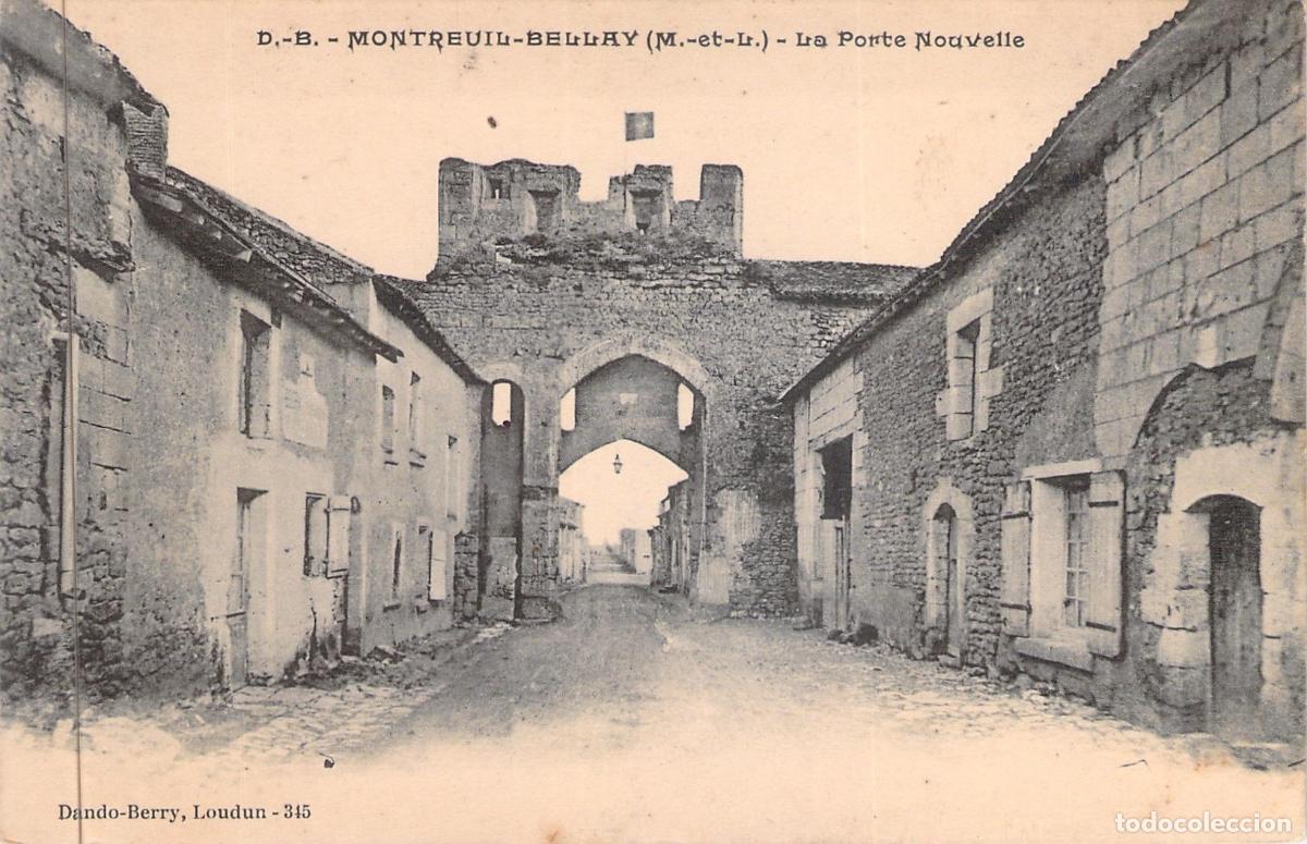 Postales: Postal de Montreuil-Bellay, Francia - La Porte Nouvelle