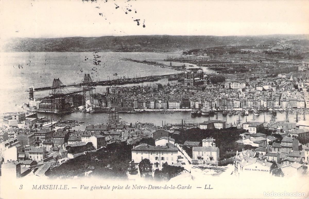 Postales: Postal de Marsella: Vista General desde Notre-Dame de la Garde