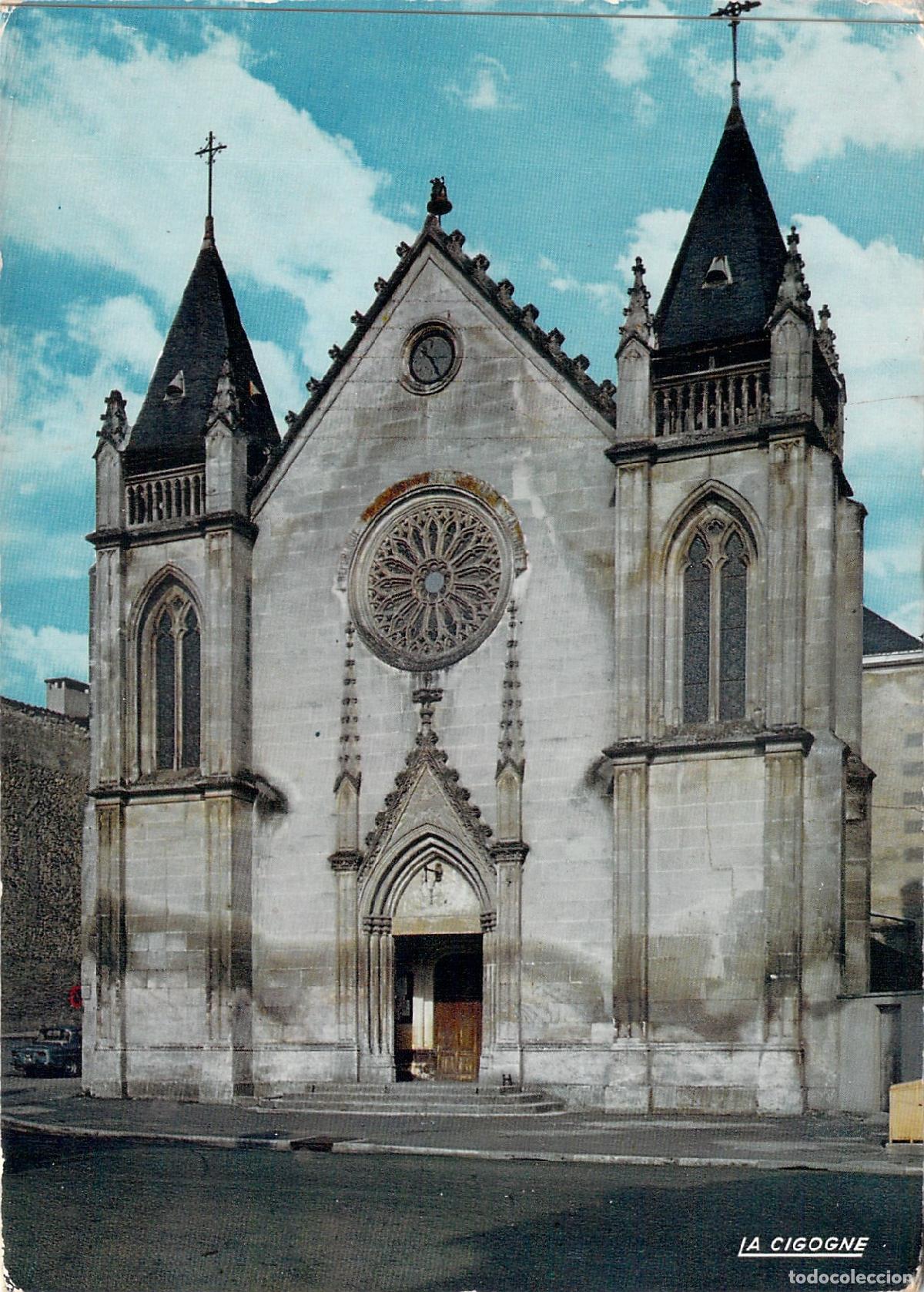 Postales: Postal de la Iglesia Saint-Jacques en Cognac, Francia
