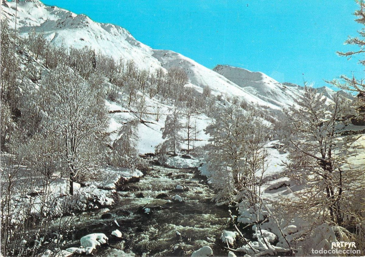 Postales: Postal Los Pirineos bajo la nieve - Paisaje invernal