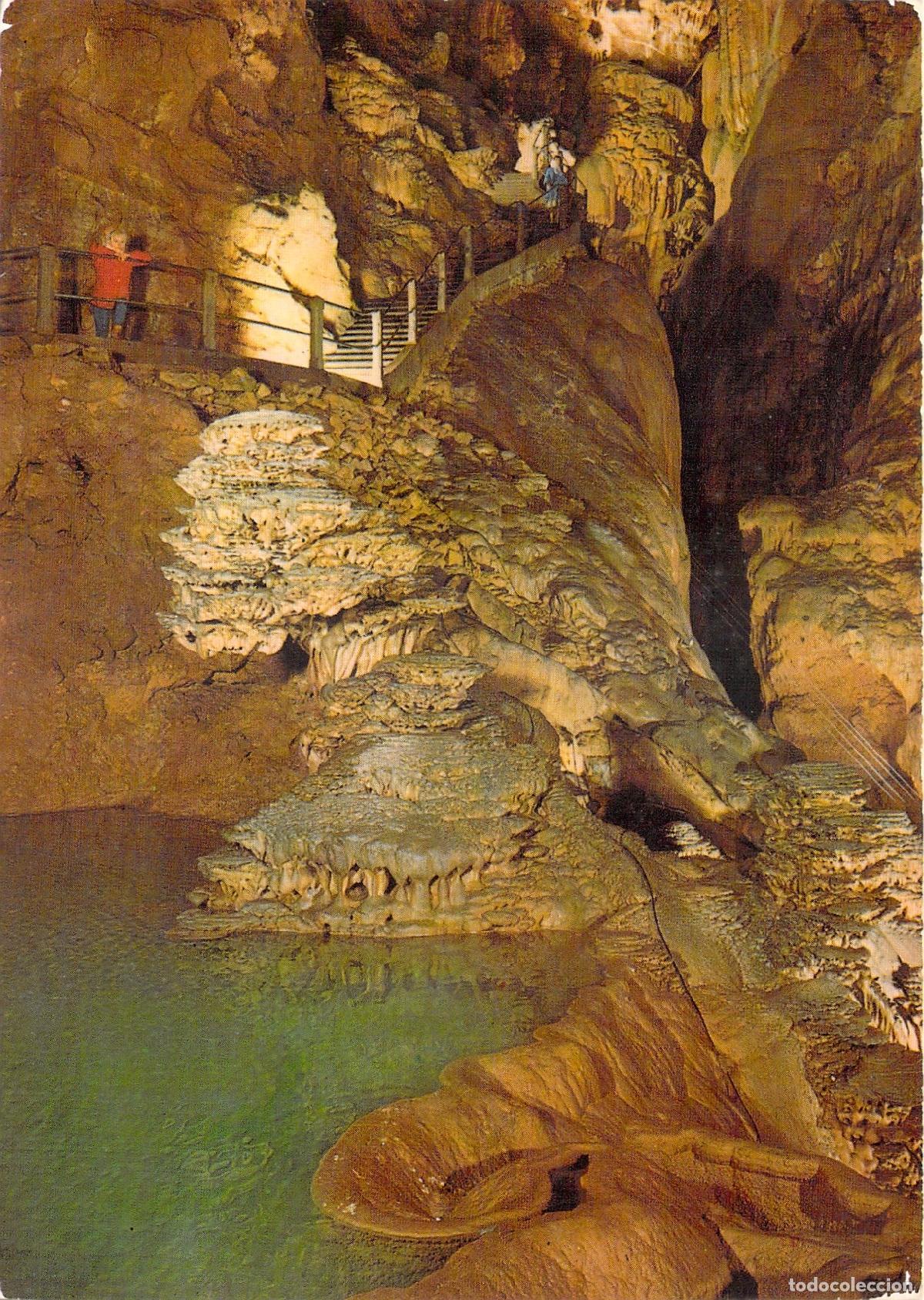 Postales: Postal Gouffre de Padirac, Francia - Lago Superior de la Sala del Gran Domo