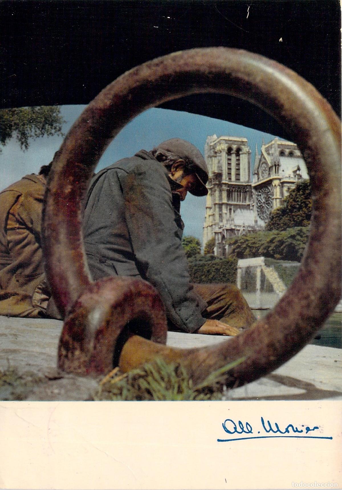Postales: Postal Albert Monier Vagabundos en Par&iacute;s con Notre Dame