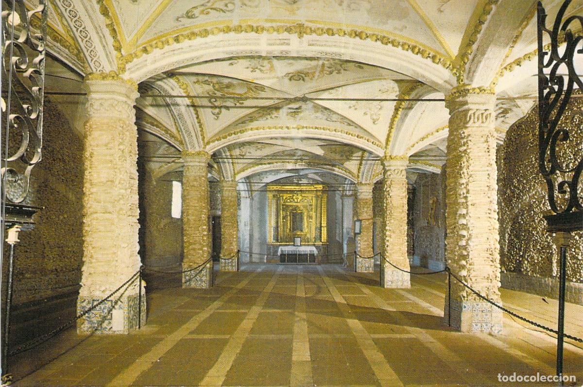 Postales: Postal de la Capilla de los Huesos en &Eacute;vora, Portugal