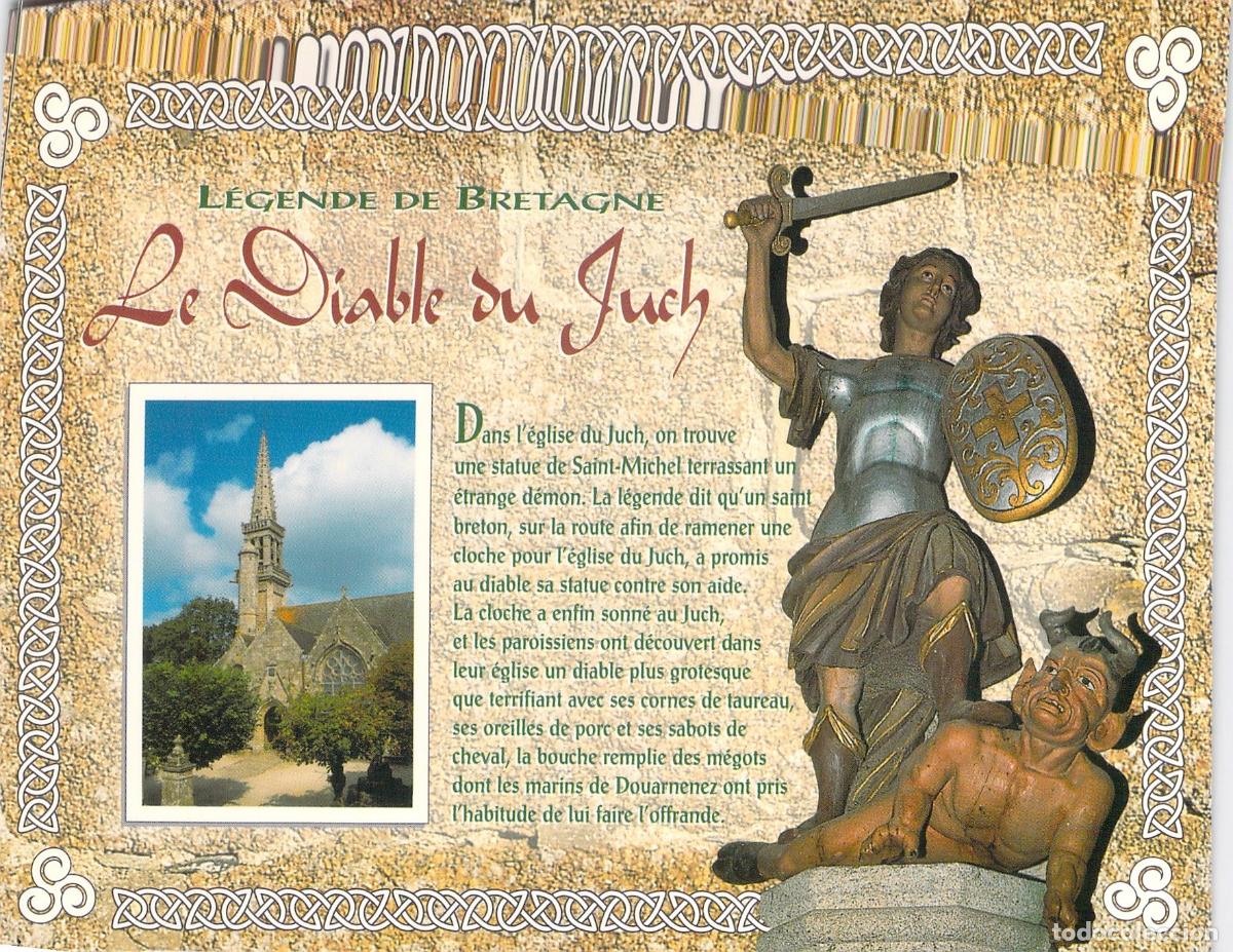 Postales: Postal Leyenda del Diablo del Juch Breta&ntilde;a Francia
