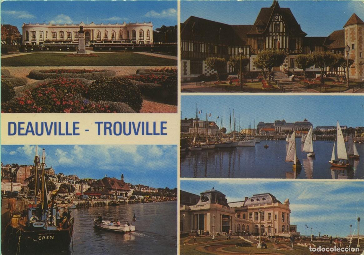 Postales: DEAUVILLE-TROUVILLE. France. Diferentes aspectos. Sin circular. ED. CAP-TH&Eacute;OJAC