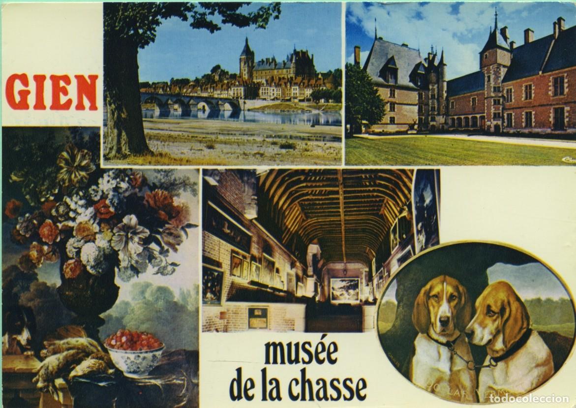 Postales: GIEN (Loiret). France. Mus&eacute;e de la Chasse. Sin circular. ED. COMBIER IMPRIMEUR M&Acirc;CON