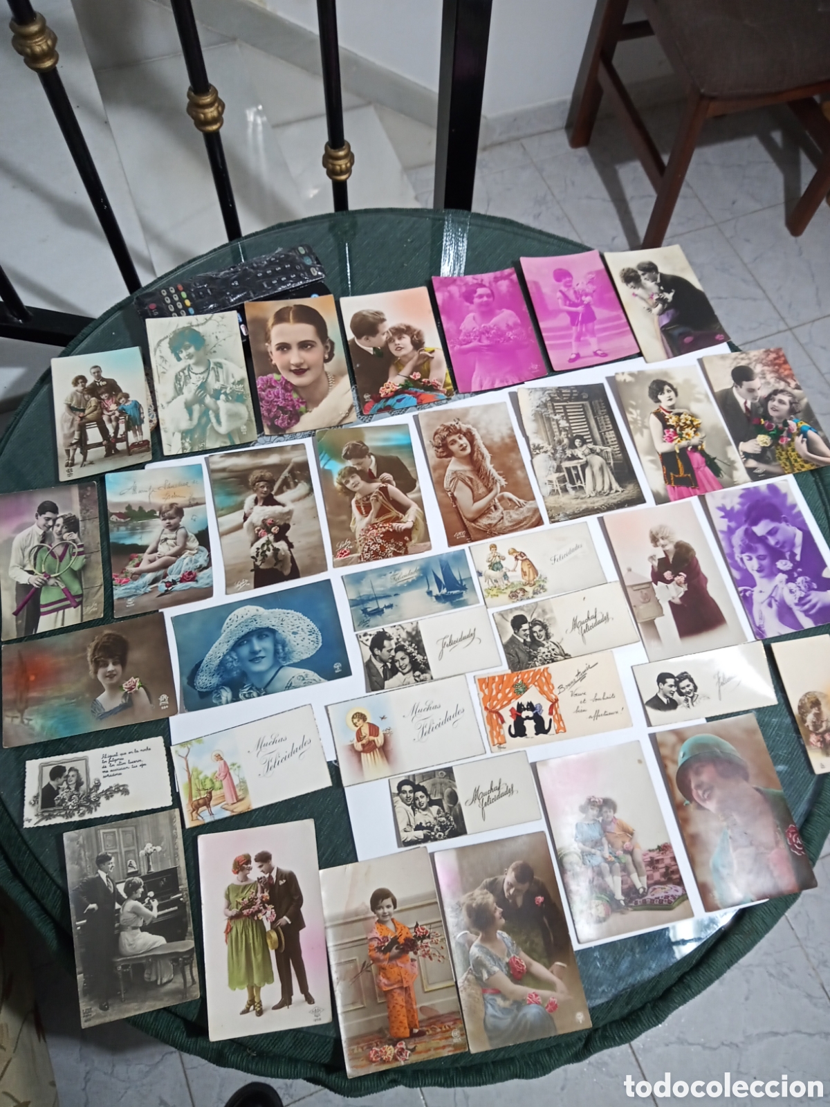 Postales: LOTE DE 36 TARJETAS POSTALES IMPRESAS EN FRANCIA A&Ntilde;OS 20-30-40.