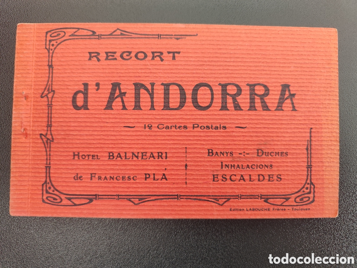 Postales: Bloc de postales de Andorra antiguas