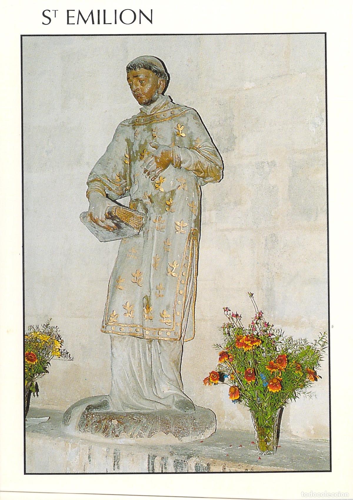 Postales: Postal de la Iglesia Colegiata de Saint-&Eacute;milion, Francia