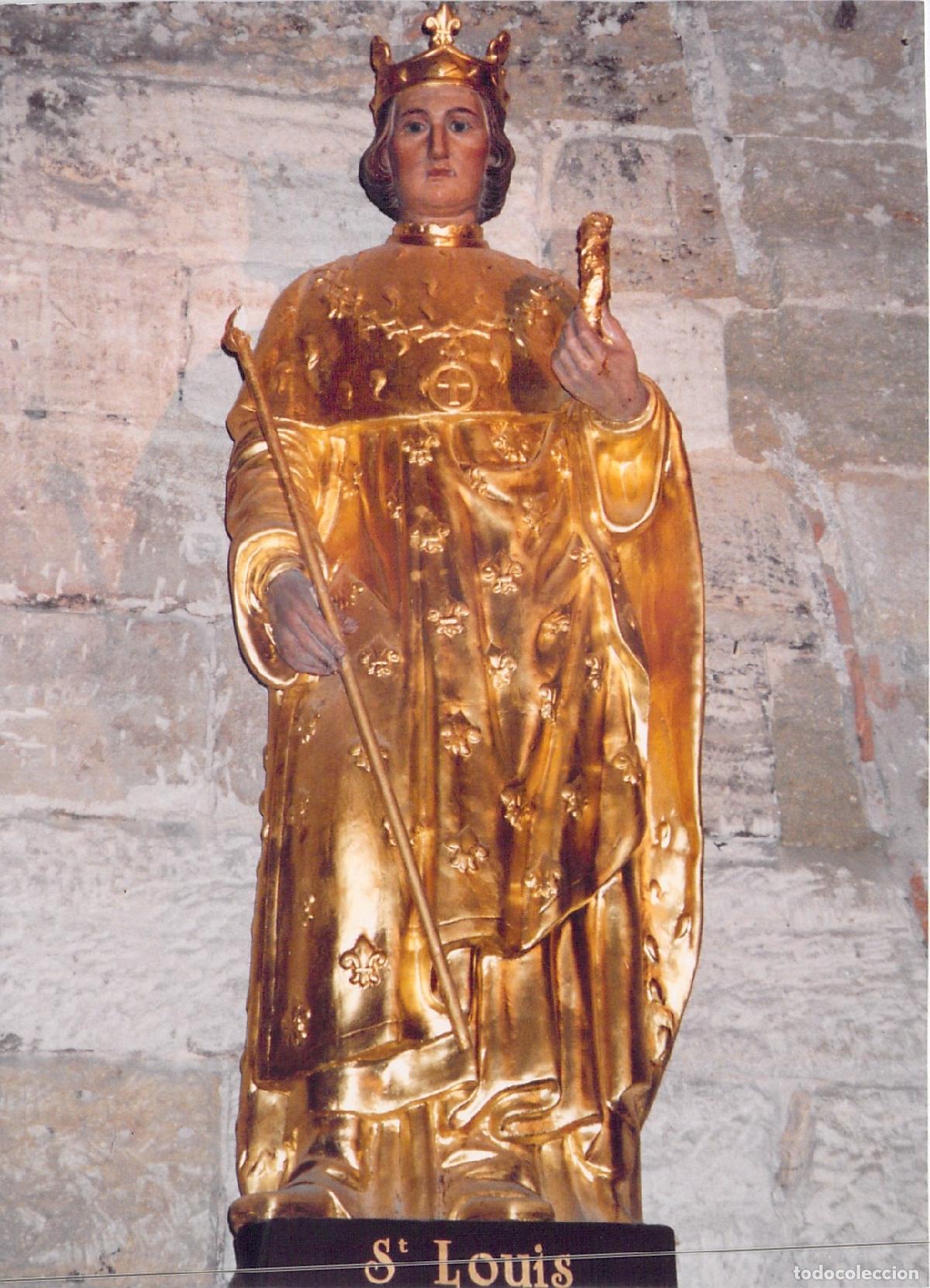 Postales: Fotografia de la Estatua de San Luis en Aigues-Mortes, Francia
