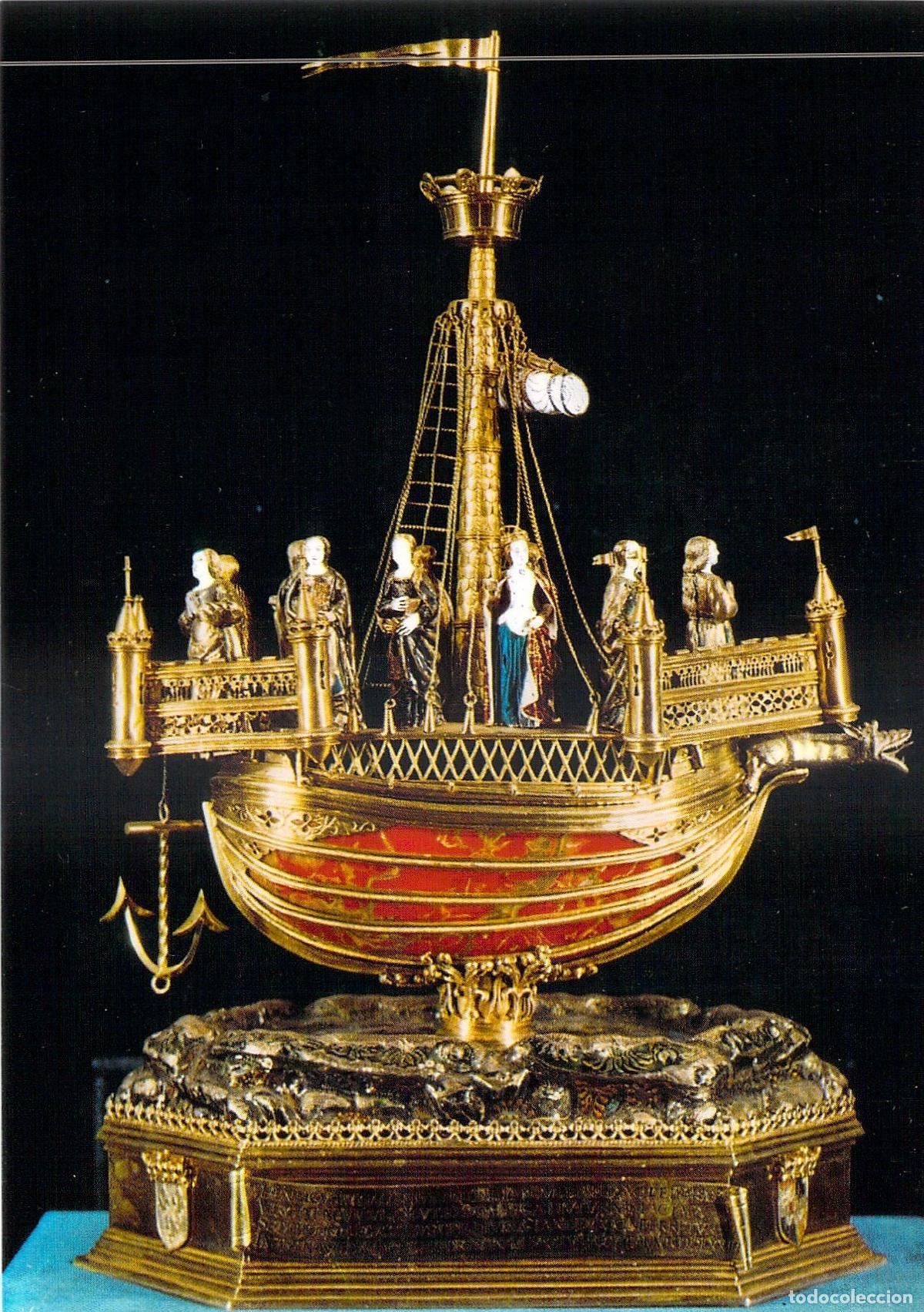 Postales: Postal Relicario de Santa &Uacute;rsula, Museo del Tau, Reims