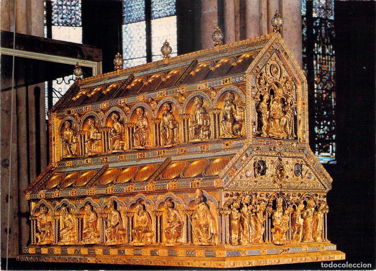 Postales: Postal Relicario de los Reyes Magos, Catedral de Colonia, Alemania