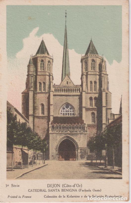 Postales: FRANCIA, DIJON, CATEDRAL, SANTA BENIGNA - COLECCION DE LA KOLARSINE