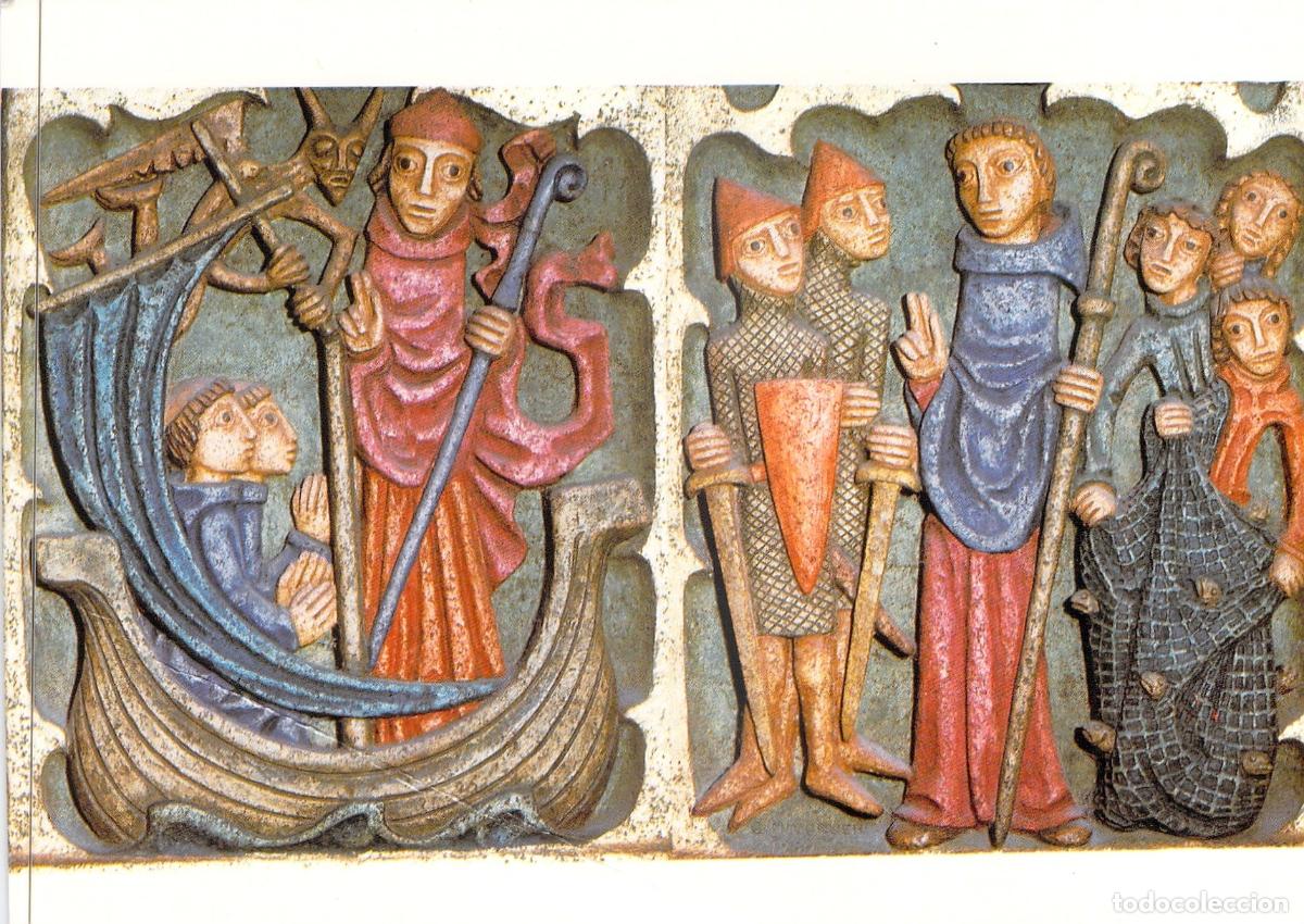 Postales: Postal de Bajorrelieves en la Catedral de Dol-de-Bretagne