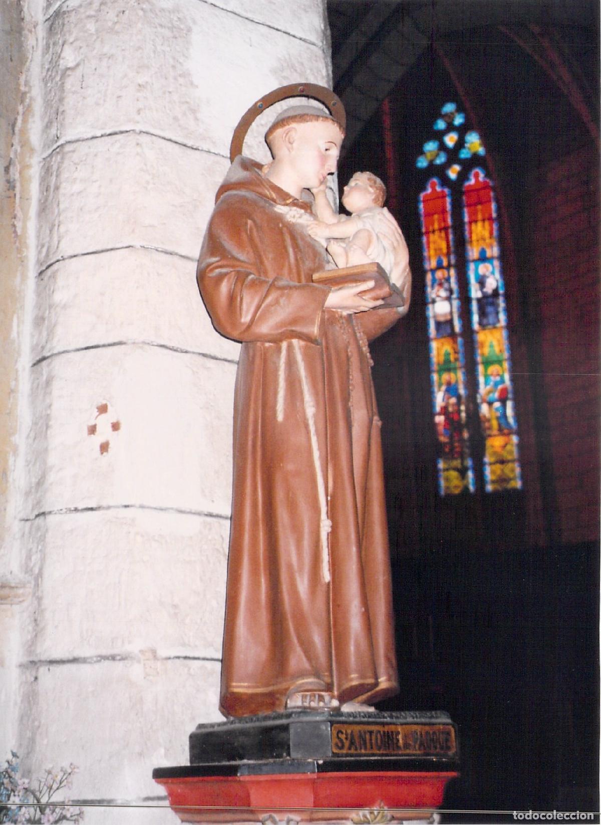 Postales: Fotografia de Estatua de San Antonio de Padua en Montagnac, Francia
