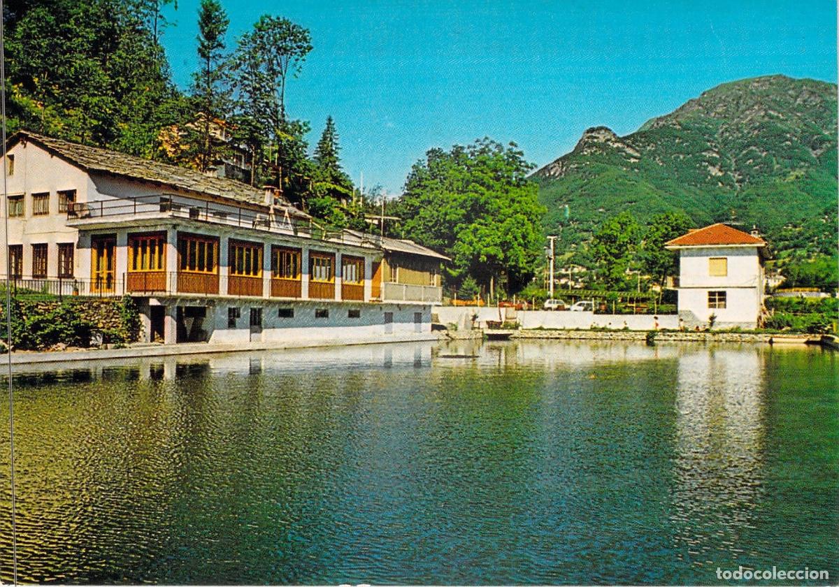Postales: Postal de Torre Pellice, Italia - Fonte Blancio y Tarjeta QSL