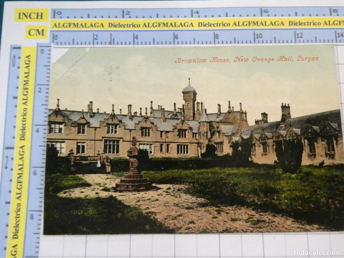 Postales: POSTAL DE REINO UNIDO GRAN BRETA&Ntilde;A. IRLANDA NORTE. BROWNLOW HOUSE NEW ORANGE HALL LURGAN. 1739