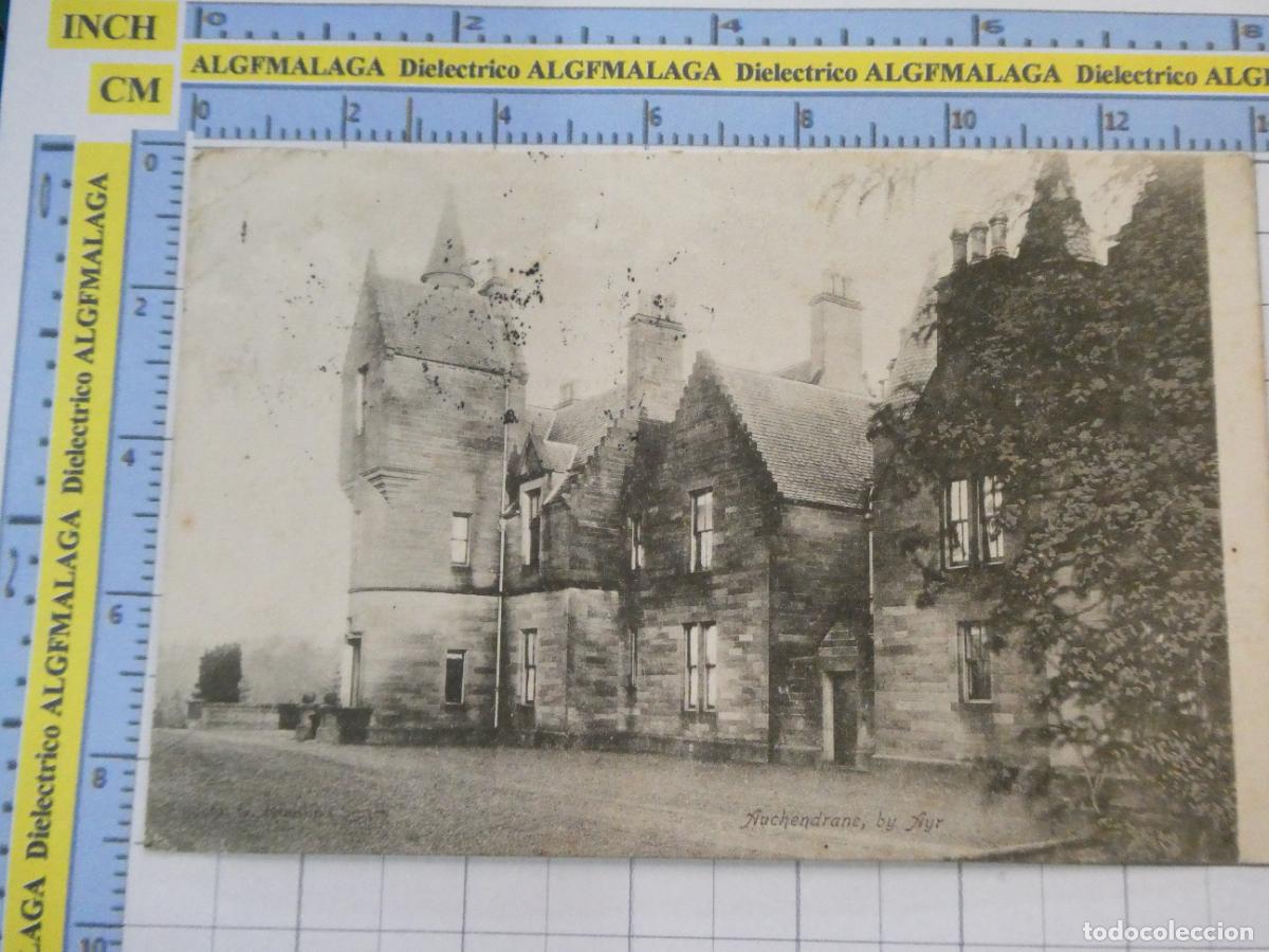 Postales: POSTAL DE REINO UNIDO GRAN BRETA&Ntilde;A. ESCOCIA. AUCHENDRANE BY AYR MATASELLOS 1906. 1742
