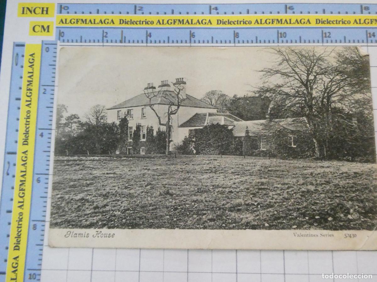 Postales: POSTAL DE REINO UNIDO GRAN BRETA&Ntilde;A. ESCOCIA. GLAMIS HOUSE. 1744