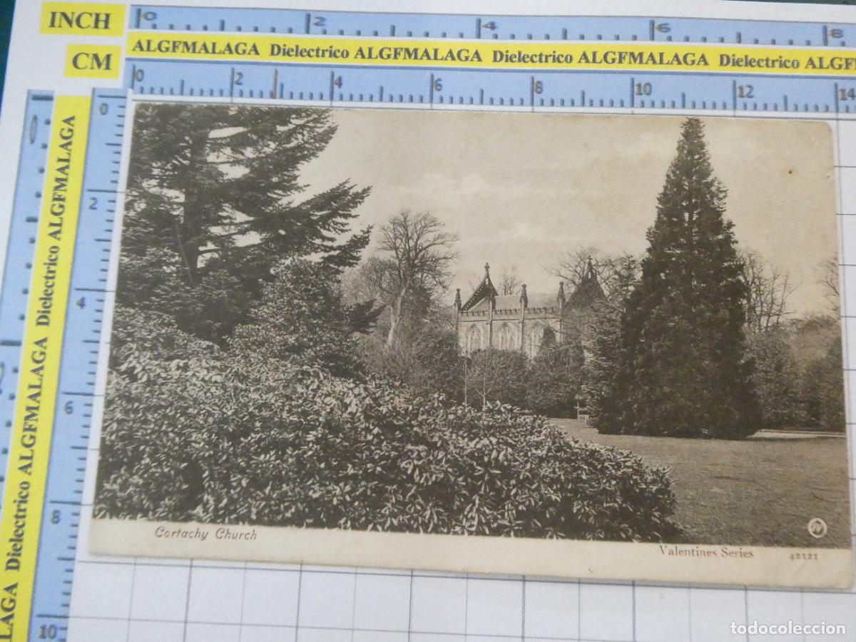 Postales: POSTAL DE REINO UNIDO GRAN BRETA&Ntilde;A. ESCOCIA. COTARCHY CHURCH MATASELLOS 1905. 1750
