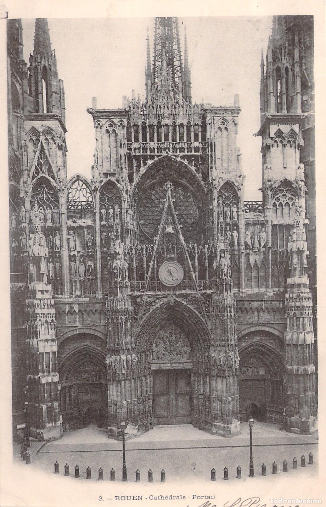 Cartes Postales: Postal de la Catedral de Rouen Francia Portal Principal