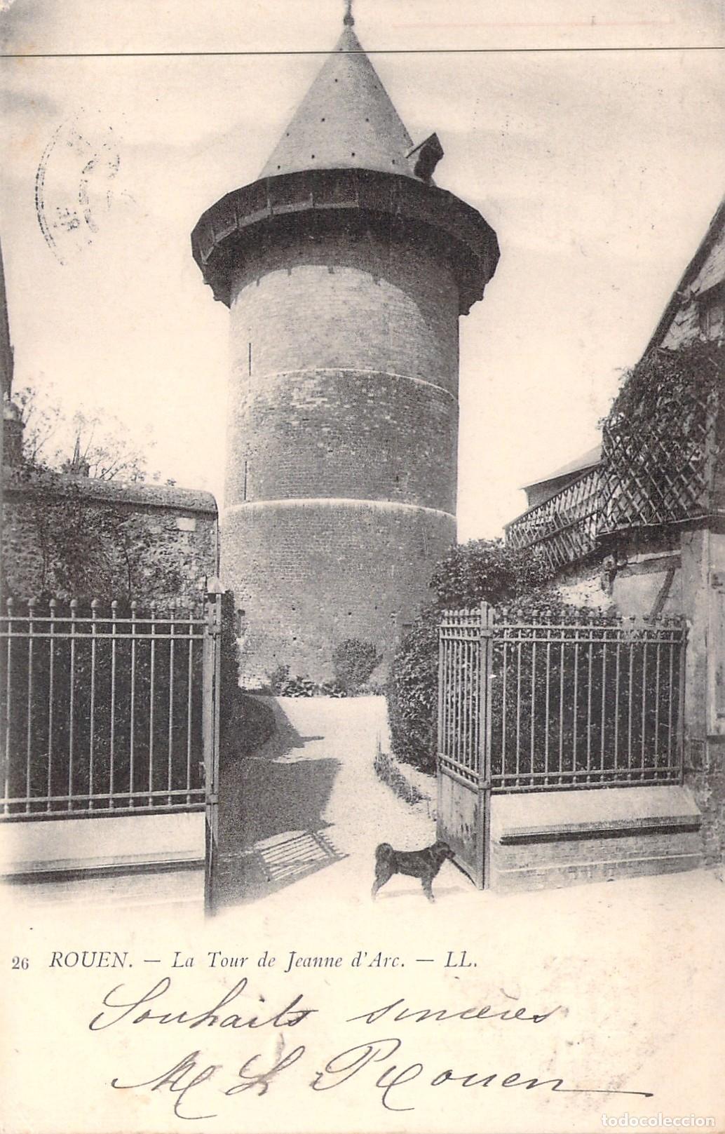 Cartes Postales: Postal de la Torre de Juana de Arco en Rouen, Francia
