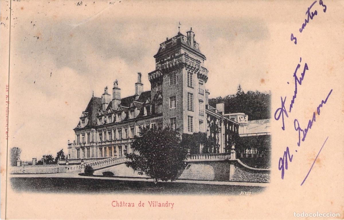 Cartes Postales: Postal del Ch&acirc;teau de Villandry en el Valle del Loira