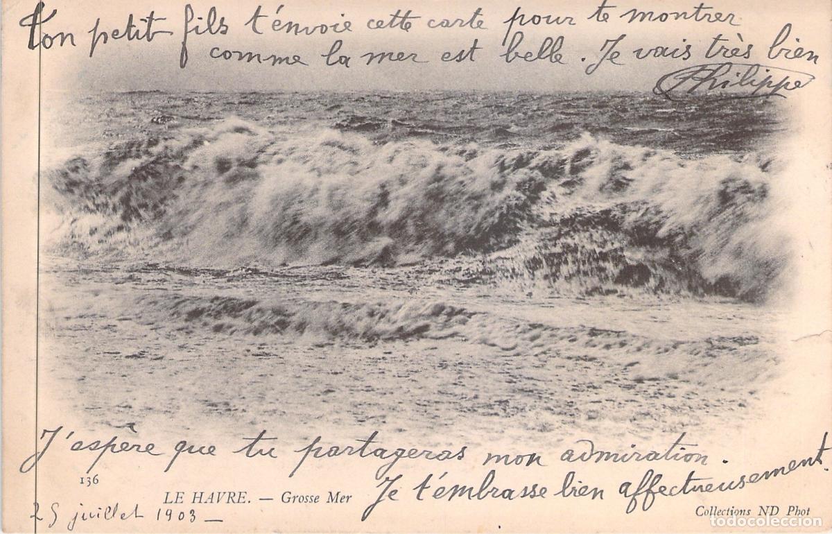 Cartes Postales: Postal de Le Havre Francia Grosse Mer Mar Gruesa