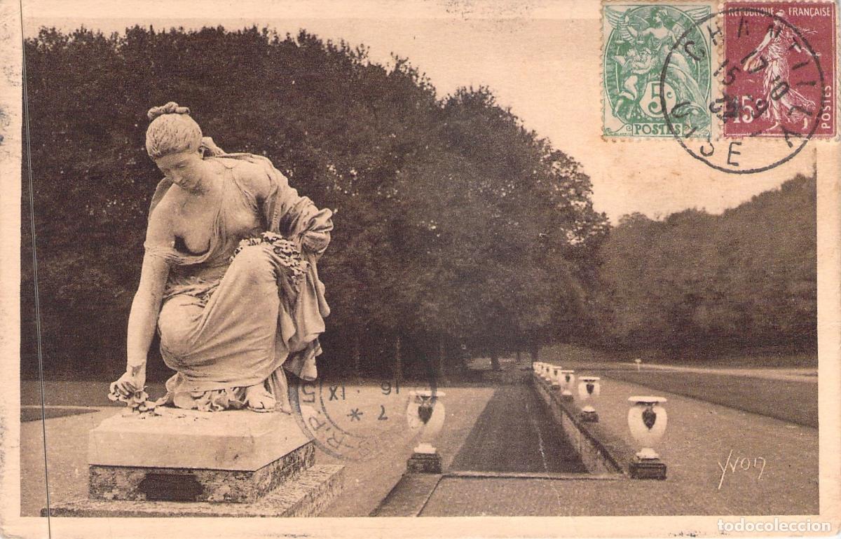 Postkarten: Postal del Castillo de Chantilly - Estatua Proserpina por Chapu