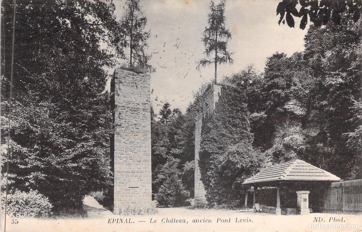 Postkarten: Postal de Epinal, Francia - El Castillo y Antiguo Puente Levadizo