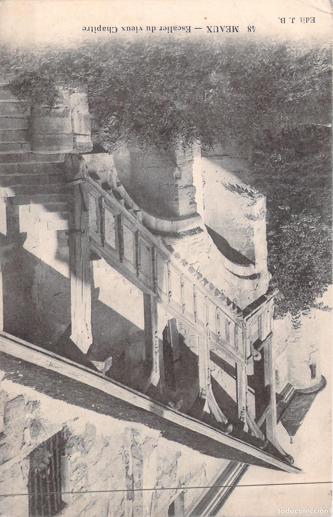 Postkarten: Postal de Meaux - Escalera del Antiguo Cap&iacute;tulo, Francia