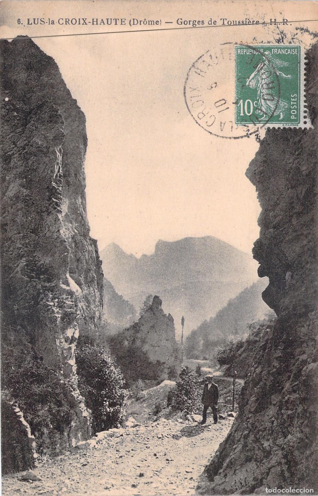 Postkarten: Postal de las Gorges de Toussi&egrave;re en Lus-la-Croix-Haute, Dr&ocirc;me