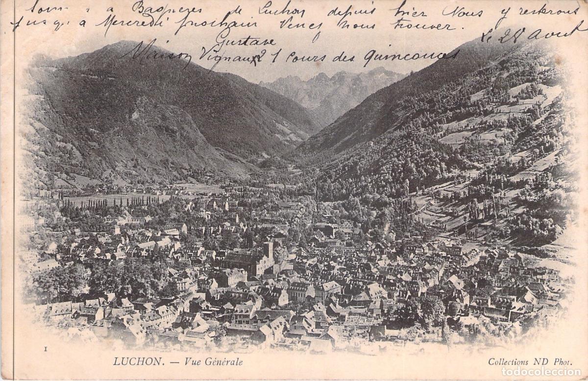 Postkarten: Tarjeta Postal de Luchon, Vista General en los Pirineos