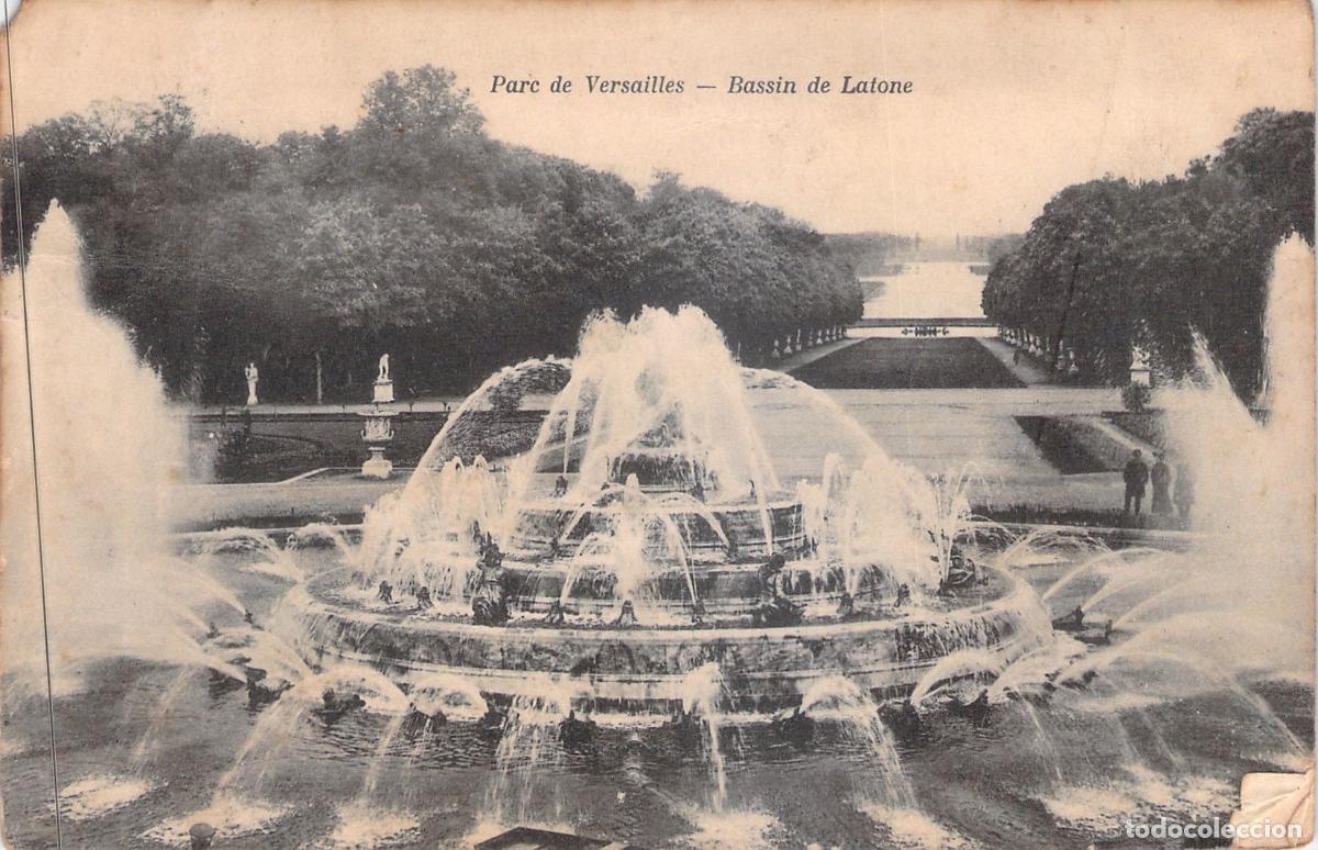 Cartes Postales: Postal del estanque de Latona en el Parque de Versalles, Francia