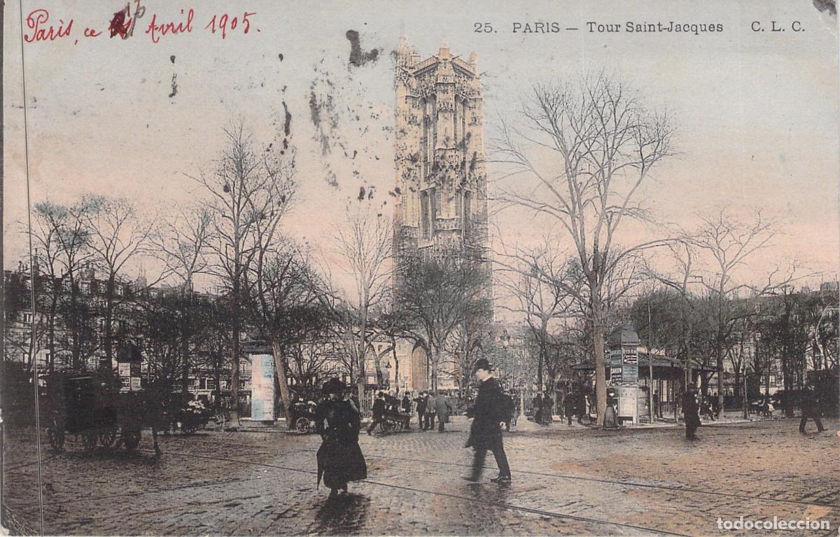 Cartes Postales: Tarjeta Postal de la Tour Saint-Jacques en Par&iacute;s