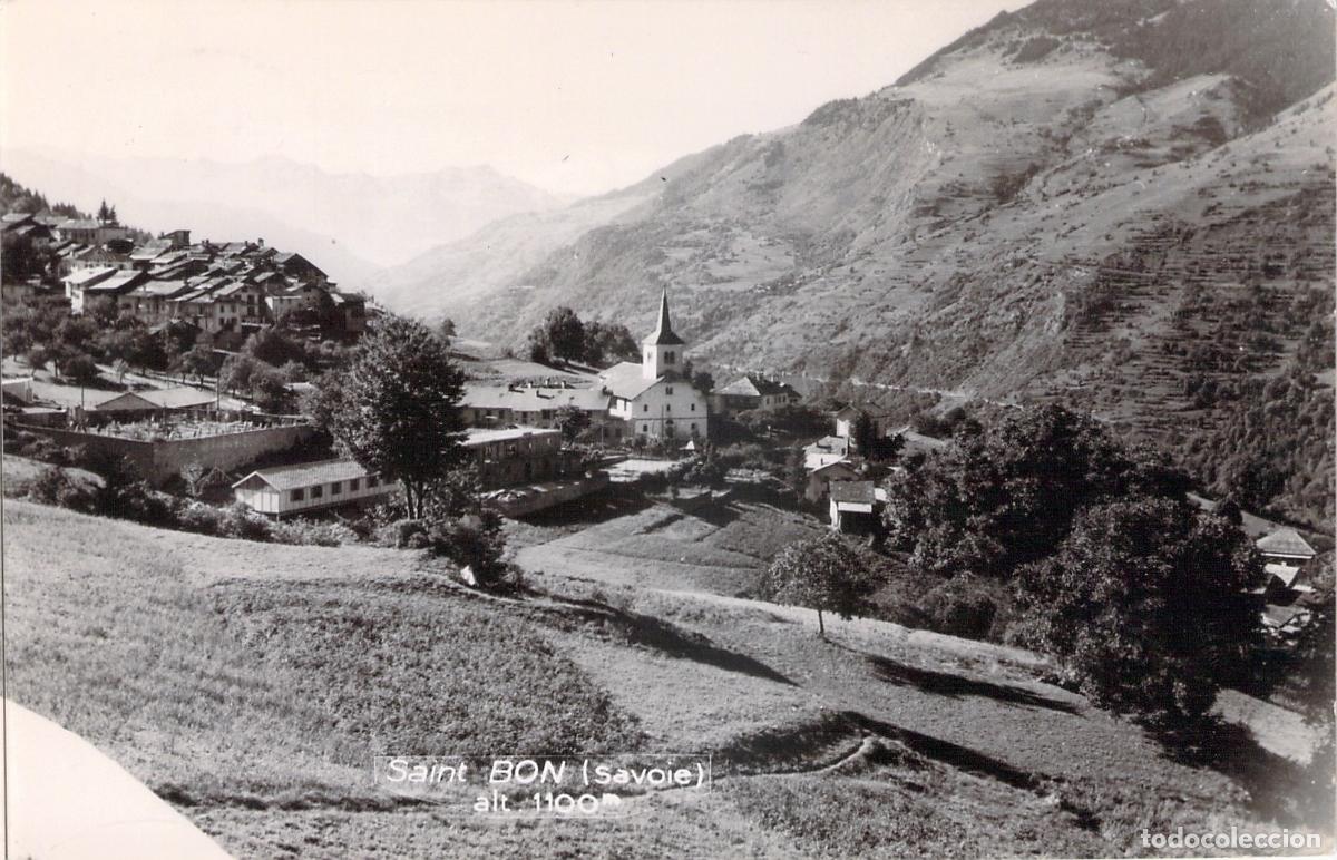 Postales: Postal de Saint-Bon, Saboya, Alpes Franceses - Paisaje de Monta&ntilde;a
