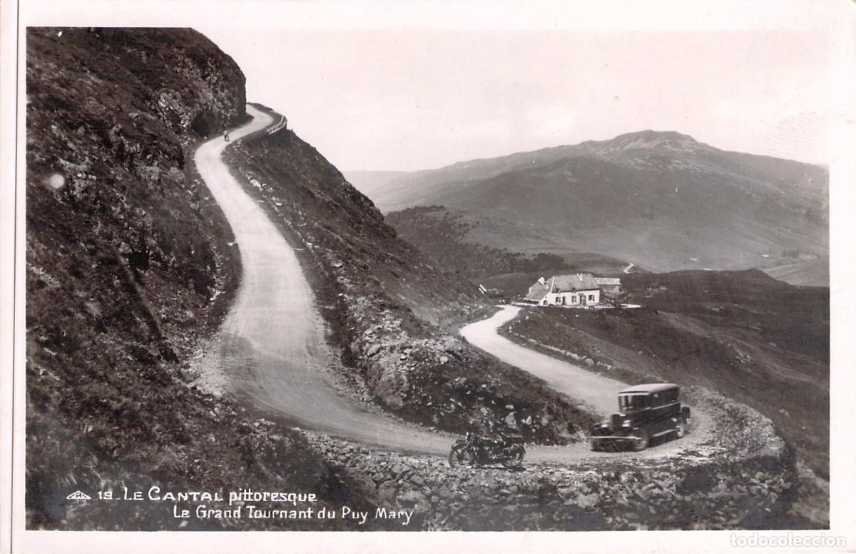 Postales: Postal del Gran Recodo de Puy Mary en Cantal, Francia