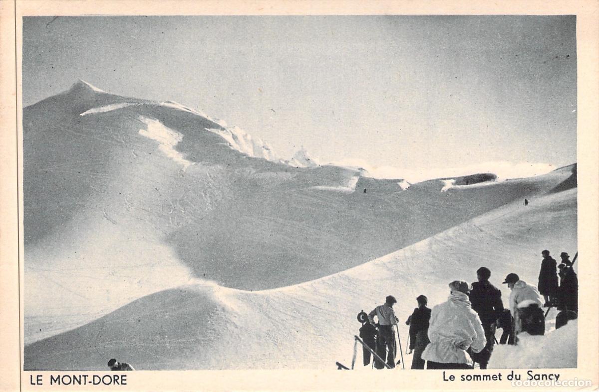 Postales: Postal de Le Mont-Dore, Paisaje del Sommet du Sancy Nevado