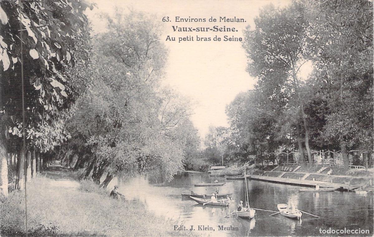 Postales: Postal de Vaux-sur-Seine, Francia - El peque&ntilde;o brazo del Sena