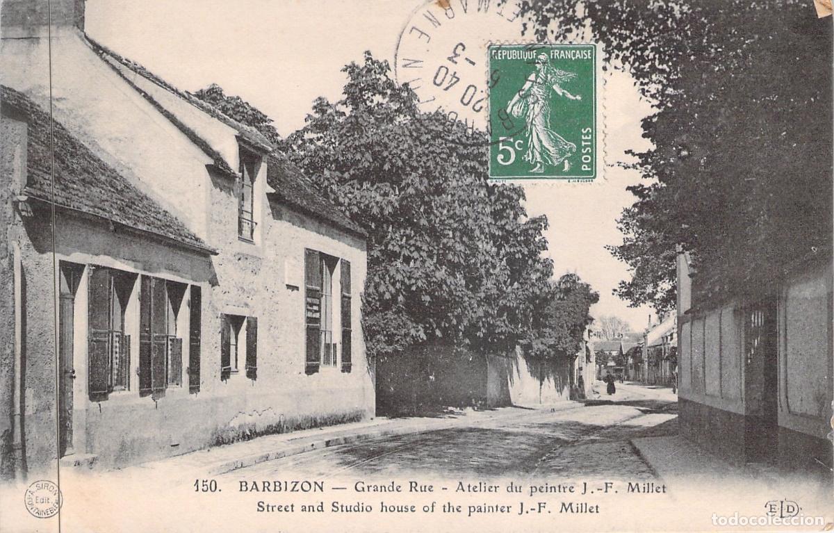 Postales: Postal de Barbizon: Taller y Casa del Pintor Jean-Fran&ccedil;ois Millet