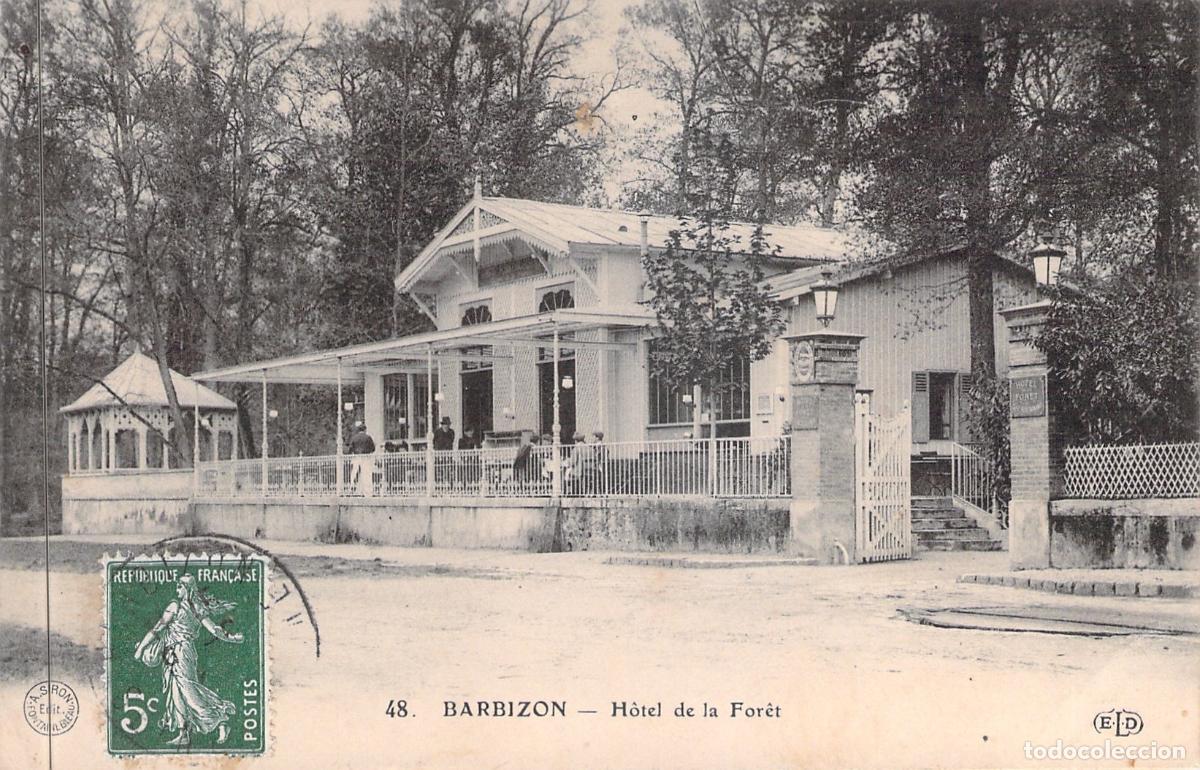 Postales: Postal de Barbizon, Francia - H&ocirc;tel de la For&ecirc;t