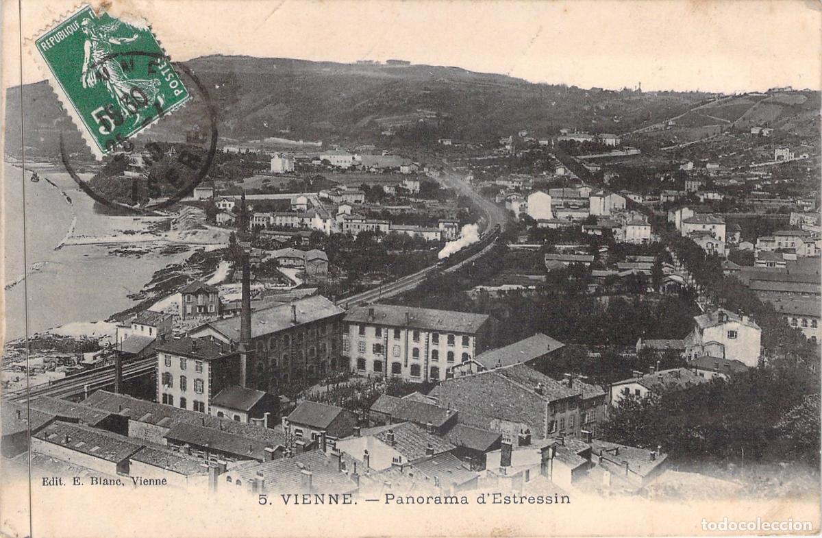 Postales: Postal de Francia - Panorama de Estressin en Vienne
