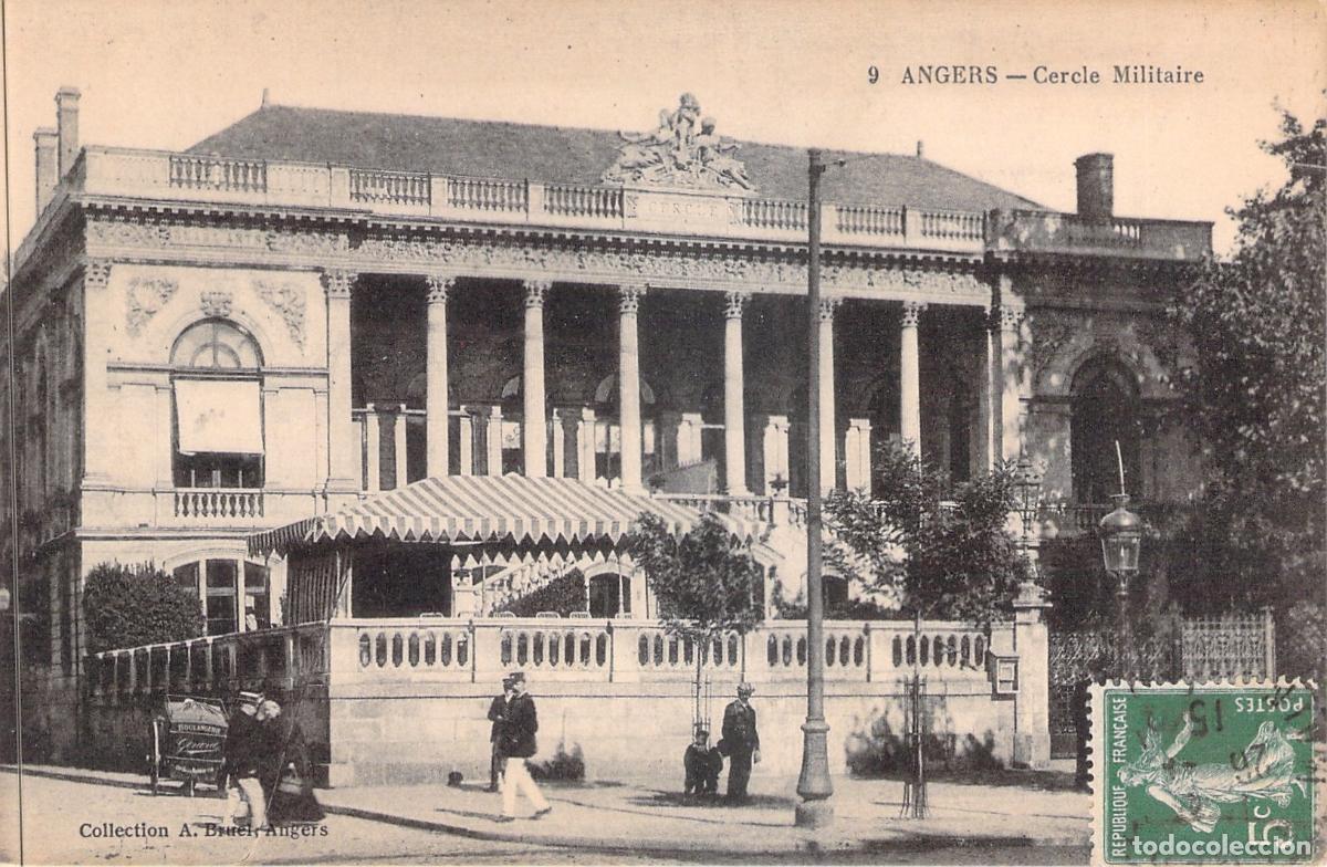 Postales: Postal de Angers Francia - Cercle Militaire - Edificio Hist&oacute;rico