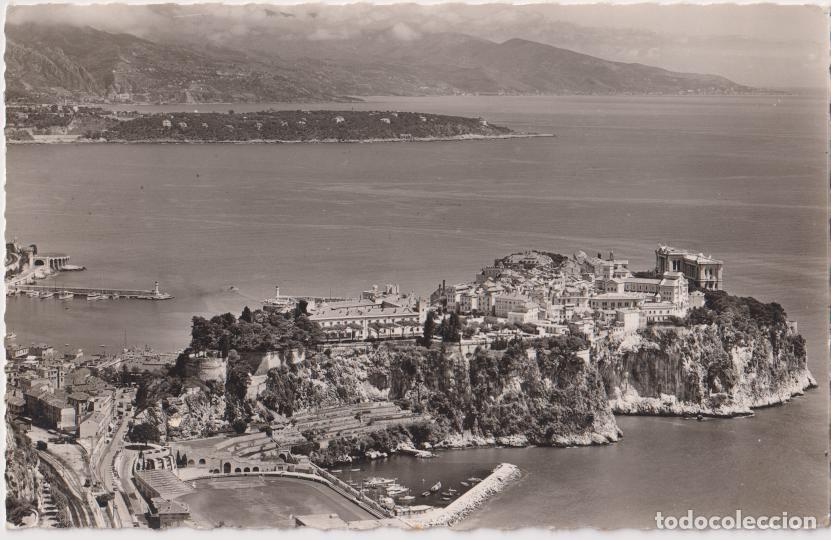 Postales: MONACO, LA ROCHER, CAP MART&Iacute;N AL FONDO - EDITIONS S.E.P.T. 1-48 - CIRCULADA