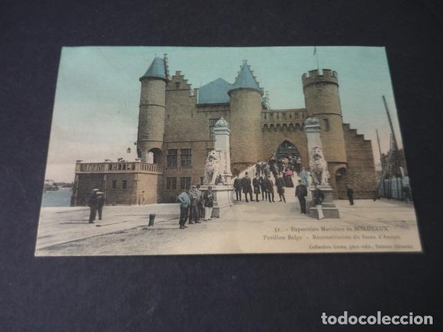 Postales: BURDEOS FRANCIA EXPOSICION MARITIMA POSTAL - Foto 1