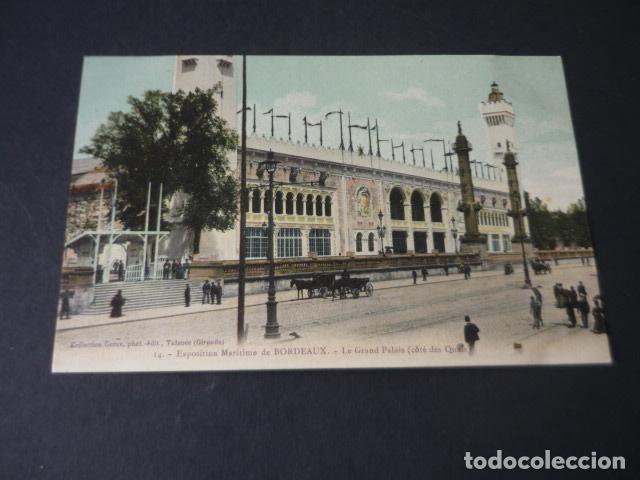Postales: BURDEOS FRANCIA EXPOSICION MARITIMA POSTAL - Foto 1
